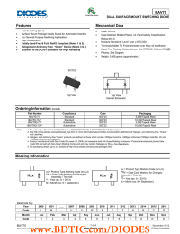 BAV70 Features Mechanical Data