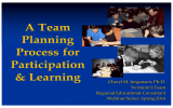 A Team Planning Process for Participation