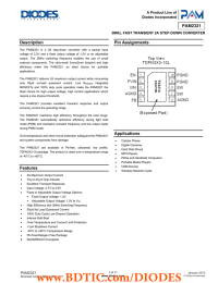 PAM2321 Description Pin Assignments