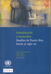 y  desarrollo: Desafíos  de  Puerto  Rico