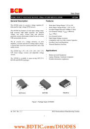 WIDE INPUT VOLTAGE RANGE, 150mA ULDO REGULATOR    ... Data Sheet General Description Features