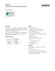 Data Sheet ACPL-217 DC Input , Half-Pitch Phototransistor Optocoupler Description