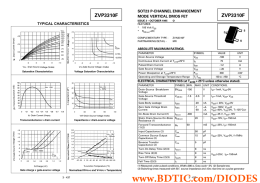 SOT23 P-CHANNEL ENHANCEMENT MODE VERTICAL DMOS FET