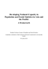 Developing National Capacity in Population and Social Statistics in Asia and
