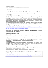 Universit&auml;t des Saarlandes FR 4.2 &ndash; Franz. Kulturwissenschaft und Interkulturelle Kommunikation