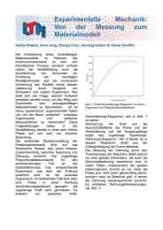 Experimentelle Mechanik: Von der