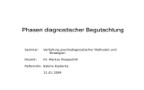 Phasen diagnostischer Begutachtung