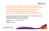 Agenda Item 2: Review of the implementation