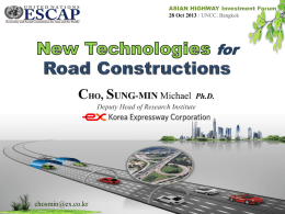 for  ASIAN HIGHWAY Investment Forum 28 Oct 2013