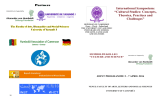 Partners  International Symposium: “Cultural Studies: Concepts,