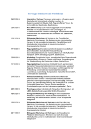 Vorträge, Seminare und Workshops