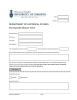 DEPARTMENT OF HISTORICAL STUDIES Prerequisite Waiver Form