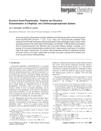 Zirconium Arene-Phosphonates: Chemical and Structural Characterization of 2-Naphthyl- and 2-Anthracenylphosphonate Systems