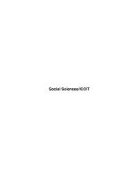 Social Sciences/ICCIT