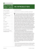 AN INTRODUCTION INTRODUCTION: FOSTERING SUSTAINABLE BEHAVIOR TABLE OF CONTENTS