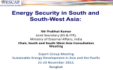 Energy Security in South and South-West Asia: