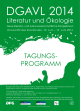 DGAVL 2014 Literatur und Ökologie