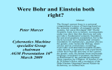 Were Bohr and Einstein both right?