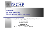 Creating an Interoperable Single Window Environment