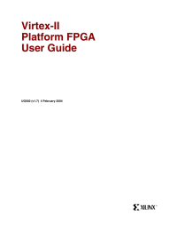 Virtex-II Platform FPGA User Guide UG002 (v1.7)  4 February 2004