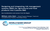 Designing and integrating risk management systems (RMS) for agricultural and food