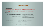 Welcome Transportation Masterplan of Chittagong City and An Approach towards Sustainable Development