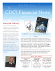 CDCI Financial News Welcome Charley! the Quarterly Report