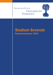 Studium Generale Sommersemester 2010