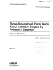 Three-Dimensional Zonal Grids About Arbitrary Shapes by Poisson's Equation Reese