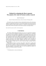 Methods for estimating the Hurst exponent. J W