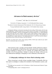 Advances in flash memory devices  C. L ,