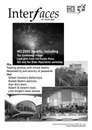 aces HCI2005 reports, including