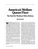 Queen Fleet America's Welfare Need