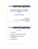 Regional Plan of Action on Promoting and SD Tae Hyung KIM