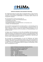 Institut für Handel &amp; Internationales Marketing