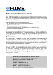 Institut für Handel &amp; Internationales Marketing