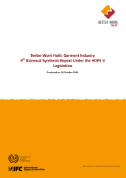 Better Work Haiti: Garment Industry 9