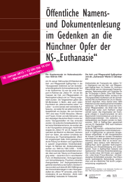 Die  Krankenmorde  im  Nationalsozialis- mus 1939 bis 1945