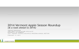 2014 Vermont Apple Season Roundup (&amp; a look ahead to 2015)