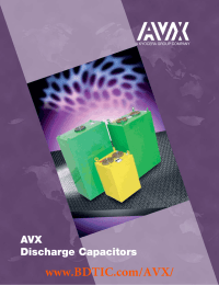 www.BDTIC.com/AVX/ AVX Discharge Capacitors A KYOCERA GROUP COMPANY