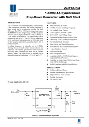 EUP3010/A  1.5MHz,1A Synchronous Step-Down Converter with Soft Start