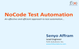 NoCode Test Automation  Senyo Affram