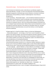 Wissen(schaft) managen –  Eine Herausforderung für die Hochschulen des...  In den Hochschulen des Saarlandes werden auf allen Ebenen neue... Wissenschaft effizienter zu managen. Zu nennen sind insbesondere Hochschulentwicklungspläne,