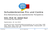 Eine Betrachtung aus saarländischer Perspektive Univ.-Prof. Dr. Ashok Kaul Universität des Saarlandes