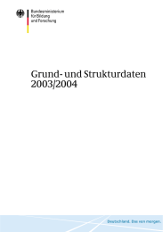 Grund- und Strukturdaten 2003/2004