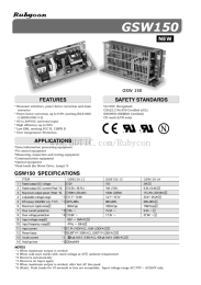 GSW150 FEATURES SAFETY STANDARDS NEW