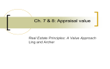 Ch. 7 &amp; 8: Appraisal value Ling and Archer