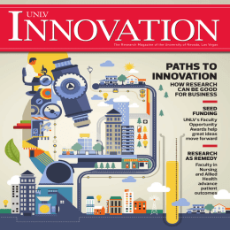 I nnovatIon PATHS TO INNOVATION