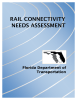 RAIL CONNECTIVITY NEEDS ASSESSMENT Florida Department of Transportation