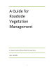 A Guide for Roadside Vegetation Management